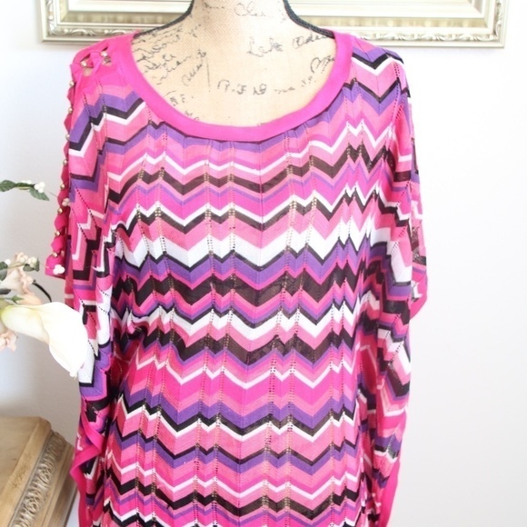 𝅺CACHE' Knit pink and black - Picture 2 of 8